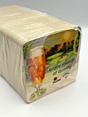 Coasters PILSNER URQUELL Czech Pilsner Callaway Golf Club 2008 NEW Pack of 100
